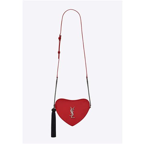 heart shape ysl bag|YSL pouch monogramme.